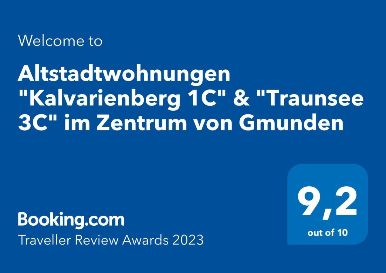 Altstadtwohnungen "Kalvarienberg 1C" & "Traunsee 3C" Im Zentrum Von Гмунден Екстер'єр фото