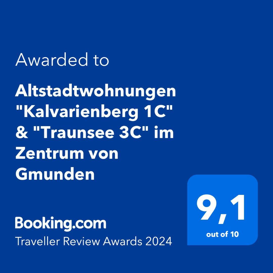 Altstadtwohnungen "Kalvarienberg 1C" & "Traunsee 3C" Im Zentrum Von Гмунден Екстер'єр фото